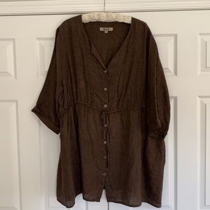 Flax 100% linen dress